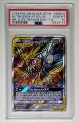 V1492: 2019: Moltres & Zapdos & Articuno GX: SM210: SM Black Star Promo: PSA: 10: GEM MT: 70523149